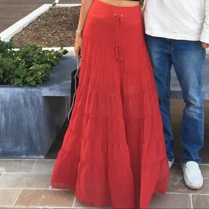Marciano red skirt